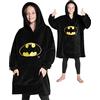 DC Comics Felpa Bambino Batman - Felpe Oversize con Cappuccio in Morbido Pile