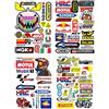 Mwrenqei 4 immagini adesivi per moto, impermeabili, da corsa, divertenti adesivi per MTB, per auto, moto, auto, caschi, skateboard, laptop, decorazione