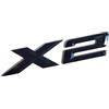 MCK Auto - X2 Gloss Black Logo del bagagliaio posteriore Modifica tuning emblema distintivo posteriore F39 U10
