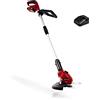 Einhell Tagliabordi a batteria GE-CT 18 Li Kit Power X-Change (18 V, testa del motore ruotabile, Flowerguard, incl. 20 lame in plastica, incl. batteria 2,0 Ah e caricabatterie)
