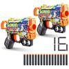 XSHOT Pistola XSHOT Skins Menace Sonic Hyper Spike - Sonic il Riccio con 16 dardi, ricarica facile, dardi con tecnologia a sacca d'aria, pistola giocattolo gommapiuma per bambini, (2 Pistola, 16 dardi)