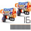 XSHOT Pistola XSHOT Skins Menace Sonic Mega - Sonic il Riccio con 16 dardi, ricarica facile, dardi con tecnologia a sacca d'aria, pistola giocattolo gommapiuma per bambini, (2 Pistola, 16 Dardi)