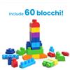 FISHER PRICE DCH55 MEGA SACCA 60 PEZZI BLU