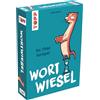 TOPP Wortwiesel - Das flinke Wortspiel: Schnelles Wörterspiel mit Karten | 2-6 Spieler | ab 10 Jahren | 30 Minuten