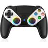 Bonacell Controller wireless RGB per PS-5 Pro/Slim/PC, paddle posteriori e altoparlante, movimento a 6 assi/doppia vibrazione/turbo/touchpad Marco, jack audio da 3,5 mm