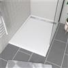 AURLANE Piatto lineare in acrilico bianco, 90 x 120 x 4 cm WHITNESS 120