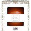 Cereria Di Giorgio - Candela Sfera decorativa laccata - Diametro 10 cm - Colore Terracotta - Durata 49 Ore - Confezione Regalo - Home Decor Collection - Artigianale