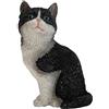 Sandicast SS30402 Scultura di gatto americano a pelo corto da smoking di piccole dimensioni
