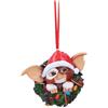 Nemesis Now Gremlins Gizmo in Ghirlanda da appendere 9,5 cm, resina con licenza ufficiale Gremlins, decorazione natalizia Gremlins, in resina verniciata a mano