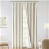 Vision Home Tende oscuranti plissettate in lino misto lino, tende per finestre oscuranti, 304,8 cm, per soggiorno, camera da letto, isolamento termico, plissettate, con ganci, 3 m, 100 cm x 305 cm x 2