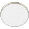 BRILONER - Plafoniera LED, colore della luce bianco neutro, cielo stellato, lampada soffitto, camera da letto, 24 x 6 cm, nichel opaco