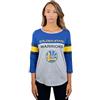 Ultra Game UNK Donna Assist NBA Raglan Top a Maniche Lunghe, Brooklyn Nets, Donna, FLL1479F-GW-Small, Heather Gray, S