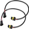 KIMISS prolunga h7 a h11=KIMISS 2 pezzi 53 cm / 20,9 pollici presa 9006 HB4 9012 9006XS maschio faro fendinebbia adattatore di conversione spina prese per cavi=adattatore maschio hb4 femmina h11