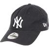 New Era York Yankees MLB Team Black White 9Twenty Unstructured Strapback cap - One-Size