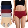 Yintry Mutandine mestruali da Donna con Tasca Mutandine mestruali in Cotone Mutande a Prova di perdite Confezione da 5 Slip a Vita Media