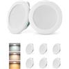 Combuh Faretti Led 12V Incasso Camper, 4W Faretto Cappa Cucina Foro 55mm 58mm 60mm, IP44 Impermeabile Spot Mobili Bagno, Illuminazione per Barca Campervan, Bianco Caldo Bianco Neutro Bianco Freddo, 6 Pezzi