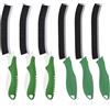 TQRR Spazzola per la pulizia delle fessure- Multifunzionale Spazzola Pulizia Casa, Pulisci Spazzole Piastrelle, Strumenti Di Pulizia per Cucine, Vasca da Bagno, Lavandino, Finestra (6, Verde)