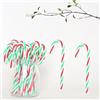 HERZWILD bastoncini di zucchero da appendere, 32 pezzi, per albero di Natale (colore rosso e verde)