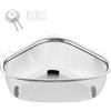 DHSWNNG Filtro Per Lavello Triangolare In Acciaio Inox, 22 X 15.5 X 8 cm Filtro Per Lavello Ad Angolo Per Lavaggio E Conservazione