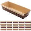 FAH FAMILY AT HOME FAH Stampo per Plumcake 250 gr - 20 Stampi per Plumcake 17 cm