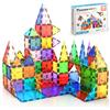 PicassoTiles 100 Pezzi Set 100 Pezzi Piastrelle Magneti Costruzioni Trasparenti Blocchi Magnetici 3D Costruzione Playboard, Creatività Oltre L'immaginazione, Ispirazione, Ricreativo