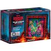 Clementoni - Stranger Things Metamorphic Art Collection - The Upside Down, Quadro Interattivo 520 Pezzi con Cornice e LED RGB, Illustrazione che Cambia con la Luce, Made in Italy, 35155