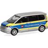 Herpa modellino VW Multivan Polizia Plauen, miniatura in scala 1:87, pezzo da collezione, Made in Germany, modello in plastica