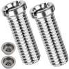 Your Day Mate Bullone Banjo per valvola a cestello, M12 x 1,75 x 36 mm, 2 pezzi, compatibile con il set di scarico Franke da 3,5 pollici, ricambio per l'articolo 133.0024.186, in ottone, filettatura standard