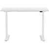 Kare Design Scrivania Regolabile Office Smart, Bianco, 120x70cm, Regolabile in Altezza 70-120cm, Ufficio, Lavoro da Casa, Standard FCC