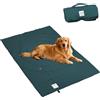 Tbintul Tappetino per Cani, 95 * 65 cm Cuscino Cane Impermeabile,Tappetino Coperta per Animali Domestici da Esterno Portatile per Cani e Gatti, Parco, Viaggio in Campeggio (verde)