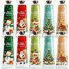 YJSDDNTY 10Pezzi Crema Mani Set, Crema Mani Regalo Natale,Creme Mani Portabili,Texture Leggera, Non Unge,Regalo di Natale, Originali Regali Natale