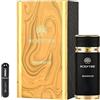 RESAES Resistant and aesthetic Profumo Bronzite Eau de Parfum 100 ml, profumo arabo unisex a lunga durata, con atomizzatore ricaricabile da 5 ml, fragranza affumicata e speziata con note di pompelmo, zenzero e Ambroxan (Bronzite)