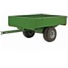 Francini FQ6 - Carrello trainato per trattorino in acciaio - 150x110(h 25 cm)
