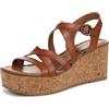 Blowfish Malibu Aurora, Sandali con Zeppa Donna, Ecopelle Marrone Scozzese, 40 EU