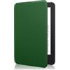 MoKo Custodia Compatibile con 6 Pollici Nuovo Kindle 11a Generazione 2024/2022, Cover Leggera con Auto Sveglia/Sonno per e-Reader, Foglia di loto Verde