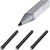 TiMOVO Punte per Surface Pen, [3 Pezzi] Originale HB Surface Pen Punte, Punte di Ricambio Compatibile con Microsoft Surface PRO 2017 Pen (Modello 1776) & Surface PRO 4 Pen - Nero