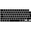 MiNGFi Copritastiera Silicone Francese AZERTY per MacBook Pro/Max 14/16 M1-M4(A2918 A2992 A3112 A3401 A3185 A2780 A2991 A3403 A3186) Air 13,6/15,3 M2-M4(A3113 A3240 A2941 A3114 A3241) EU/ISO - Nero