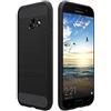 Simpeak Cover Compatibile per Samsung Galaxy A3 2017 Custodia 4.7 Pollice, Nero Custodia Compatibile con Samsung Galaxy A3 2017 Silicone Molle Cover,Nero
