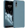 kwmobile Cover per Huawei P20 Custodia - Back Case per Smartphone in Silicone TPU - Protezione Gommata - artic night