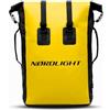 Nordlight Sacco Impermeabile Roll Top 35l (Giallo) con Cinghia di Trasporto Imbottita per Bici, Messenger, Trekking, Pesca
