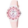 Lorus Kids Orologio Analogica Bambina con Cinturino in Silicone Rosa RRX49CX9