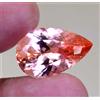 Naturale 20.30 KT Gigantesco Padparadscha Zaffiro Pera Certificato Loose Gemma