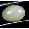 1.60 CT Naturale Etiope Fuoco Opale Color Latte Bianco Gioco Di Cabo Certificato