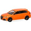 Herpa modellino Audi RS3 Sportback, arancione fiamma con cerchi neri, miniatura in scala 1:87, pezzo da collezione, Made in Germany, modello in plastica