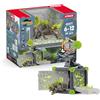 SCHLEICH 42677 BattleCave Camaleonte di Pietra, da 7 Anni, ELDRADOR Creatures - Playset, 34 Pezzi