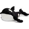 MorisMos Orca Peluche Gigante 80 cm, Nero Kawaii Orca di Peluche Grande Morbido Coccoloso, Carini Regalo Natale per Lei Bambini Ragazze Ragazzi Donna Mamma Compleanno San Valentino
