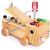 OAKJAR Montessori - Cacciavite, Montessori Busy Board giocattolo a partire da 1 2 3 anni, Montessori Activity Board giocattolo in legno, giocattolo educativo per neonati, ragazzi e ragazze