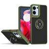 ILING Cover Per OPPO Reno 13 FS (13F 5G/4G): Custodia Antiurdo Con Anello Supporto 360° E Copriobiettivo Scorrevole - Texture Opaca Metallica Argento