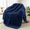 Exclusivo Mezcla Coperta in Pile Reversibile, Leggera e Morbida, 130x150 cm