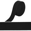 GORGECRAFT Nastro in Twill di Cotone Nero da 10 m X 3cm, Rotolo di Nastro A Spina di Pesce, per Cucire Vestiti, Sartoria, Cucitura di Tappeti, Confezioni Regalo, Artigianato, Decorazioni per La Casa